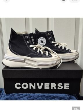 Converse Run Star Legacy CX High Tops In Black Size 6.5M/8W, New In Box